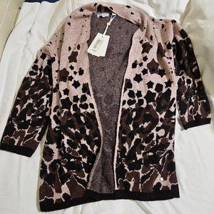 Ted Baker Leopard Jacquard Cardigan